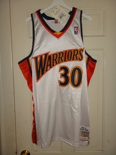 Men's Stephen Curry 2009-10 Warriors Mitchell & Ness White Authentic Jersey $300