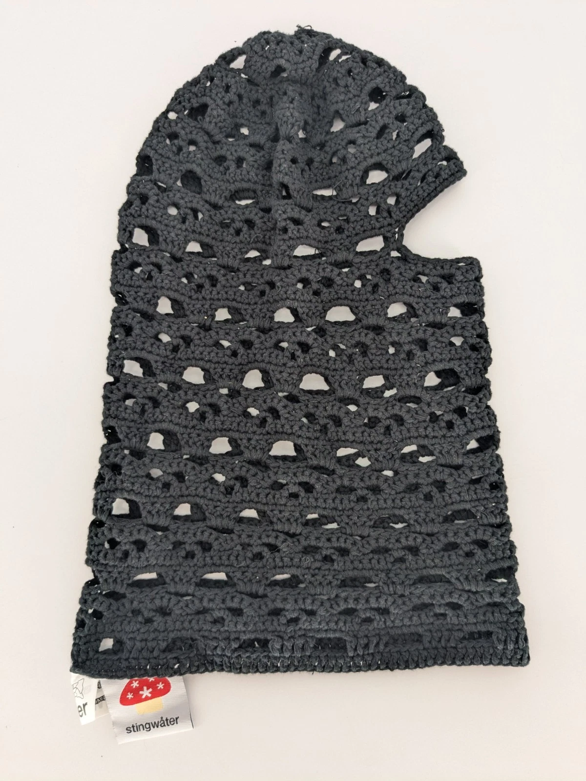 Stingwater Black Crochet Balaclava Unisex One Size Streetwear Knit Ski Mask OS
Opens in a new window