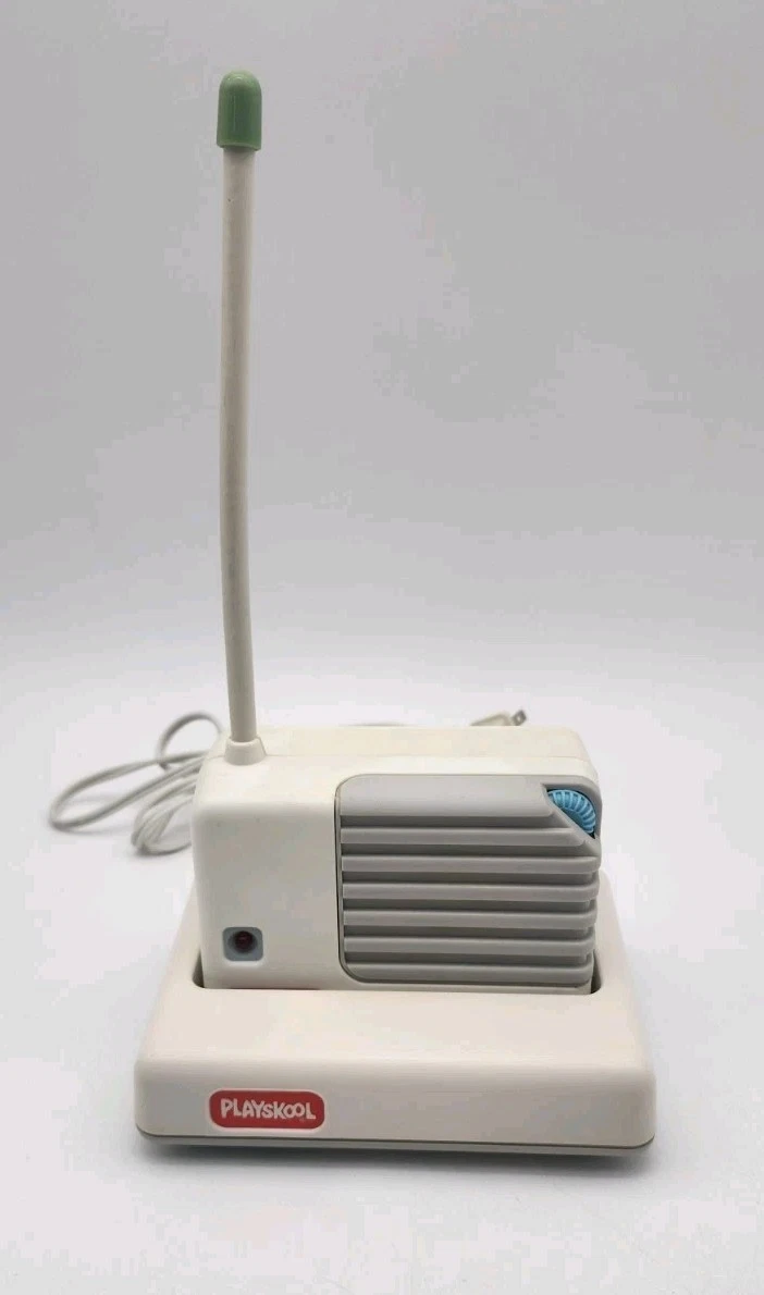 Vintage 1987 Playskool 5590 Portable Deluxe Baby Monitor W/ Base - No Handset