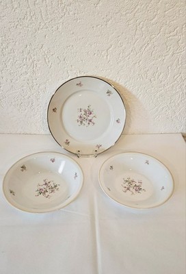   Wilhelm Jäger Eisenberg Porzellan Set Platte 28 cm + 2 Schüsseln Vintage  