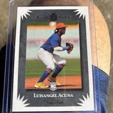 2025 Panini Donruss Baseball - Elite Series Rookie Card LUISANGEL ACUNA #18 Mets