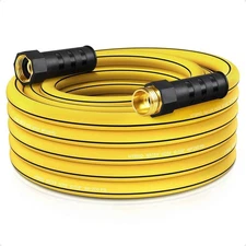 25-50Ft Heavy Duty Garden Water Hose 5/8" NON-EXPANDABLE Flexible Kink Resistant
