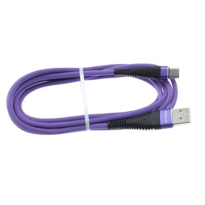 For Galaxy A05/A06/A07 - 10ft USB Cable Purple Type-C Charger Cord Power Wire