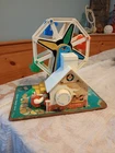 Fisher-Price Little People Wind-Up Music Box Ferris Wheel, Vintage 1966