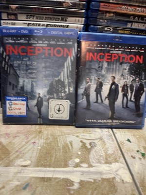 INCEPTION BLU RAY DVD 3 DISC SET + OOP LENTICULAR SLIPCOVER