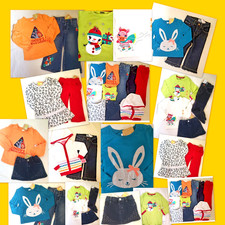Gymboree TCP Girls 18-24 Months 2T Lot NWT Fall Winter Clothes Set Colorful New