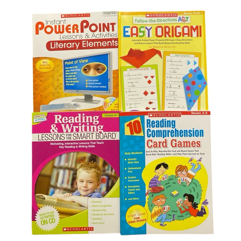 Scholastic Teacher Lot Reading Writing Comprehension Origami Classroom Books - Image 2 of 4
