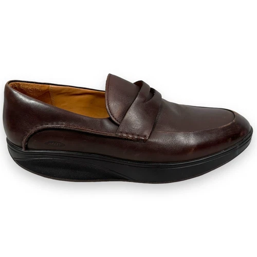 Scarpe mocassino MBT Asante 5s uomo US 10 10 5 EUR 44 pelle marrone Cordovan slip on