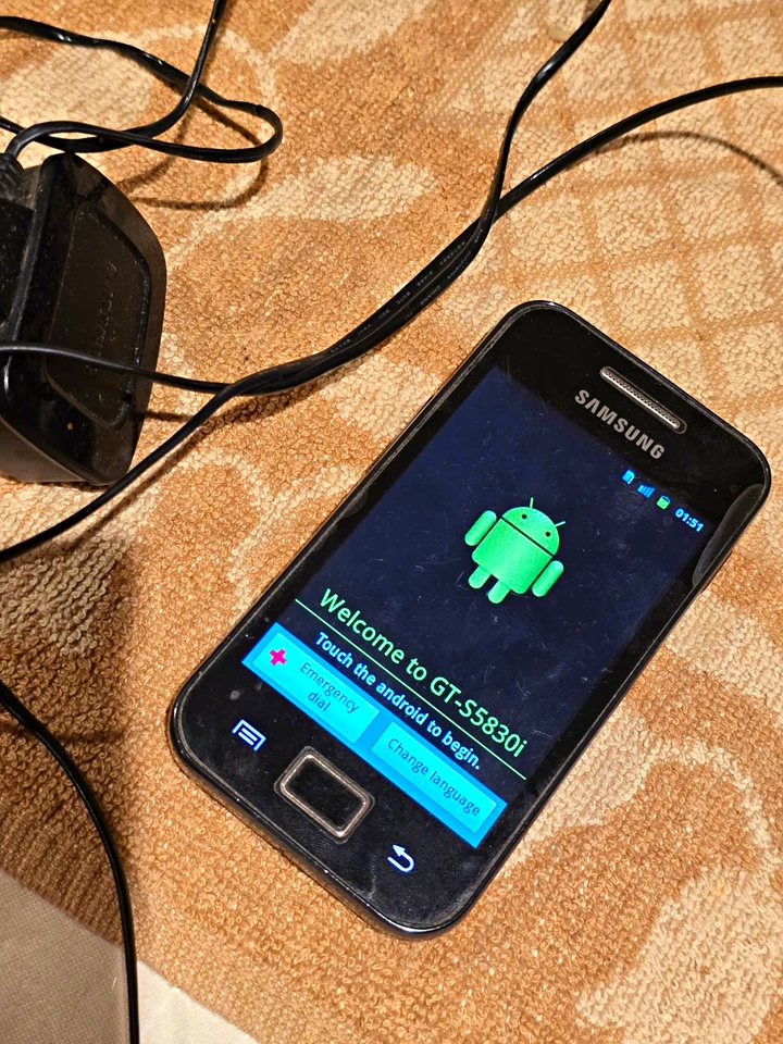 Samsung Galaxy Ace Black S5830i 3G  Unlocked Android Smartphone, photo 1 of 2