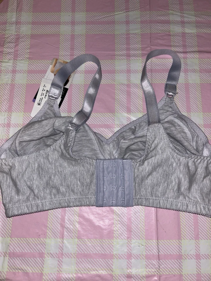 Bali Women's Double Support Cotton Wire-Free Bra - 3036 38D Grey. - Image 3 of 4