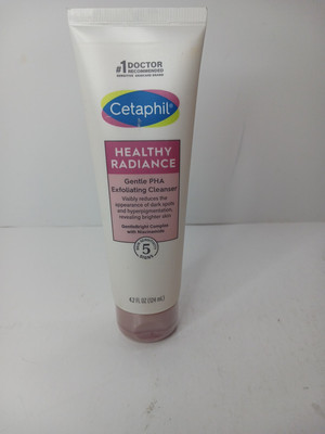 Cetaphil Healthy Radiance Gentle PHA Exfoliating Cleanser w Niacinamide 4.2 oz