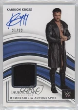 2023 Panini Immaculate WWE Memorabilia Auto /99 Karrion Kross #MA-KKR Auto