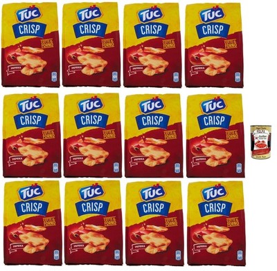 Tuc Crisp Paprika, 12x100g, knusprige Snacks+Polpa