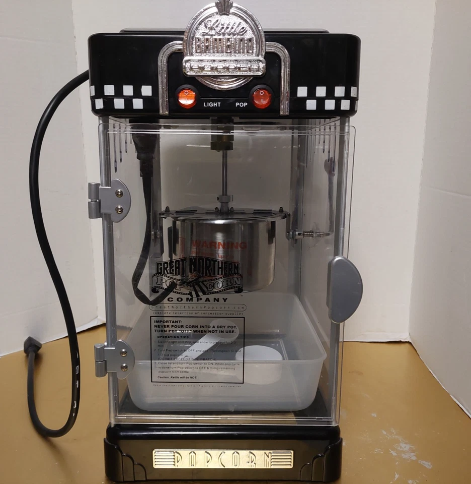 Great Northern Little Bambino 2.5 Oz Black Countertop Popcorn Popper Machine — 第 2/4 张图片