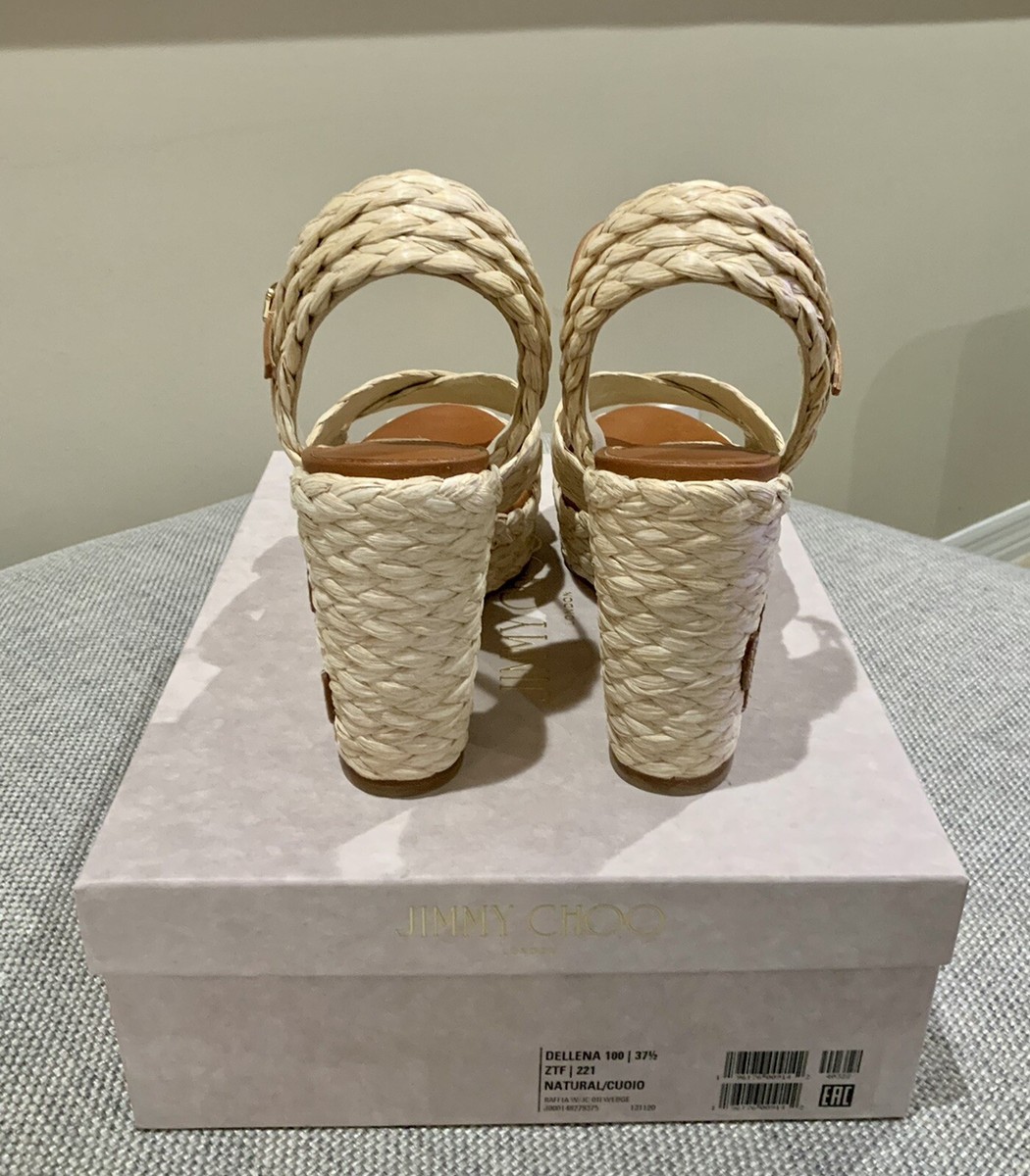 AUTHENTIC!! BRAND NEW!! JIMMY CHOO DELLENA 100mm WEDGE