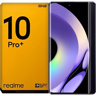 Realme 10 Pro+ 5G Dark Matter 256GB + 12GB Dual-SIM Factory Unlocked GSM NEW