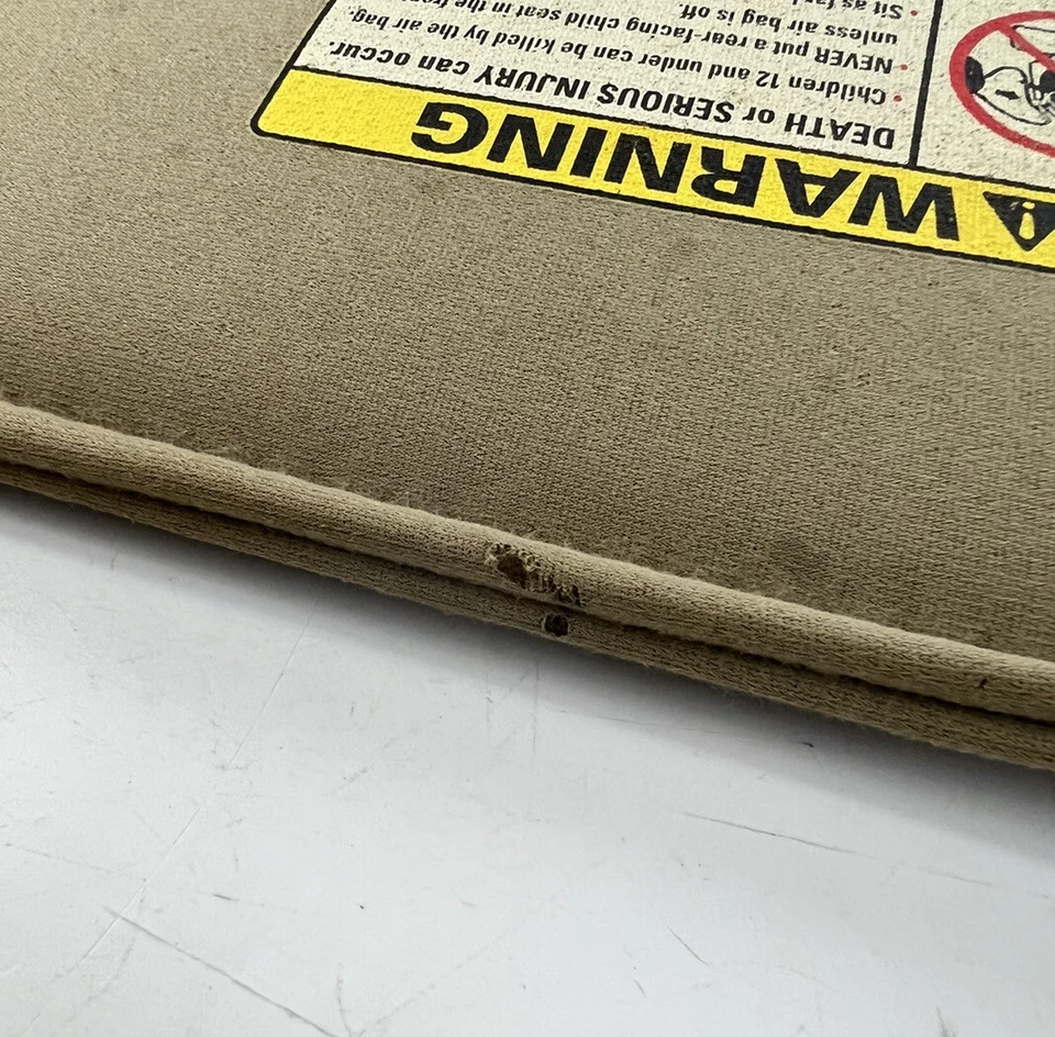 Par de parasoles de tela gris izquierda y derecha Mazda B2500 2000 2001 beige tostado Foto 4 de 4