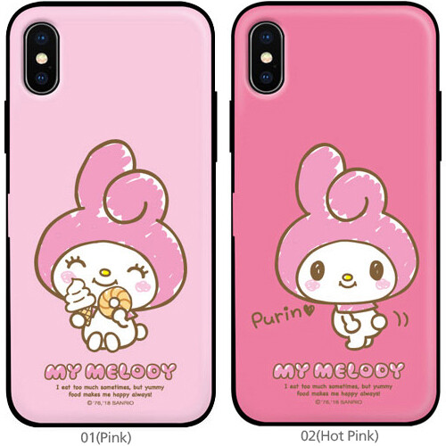 My Melody Card Door Bumper Case for Galaxy Note9 Note8 - Picture 2 of 16