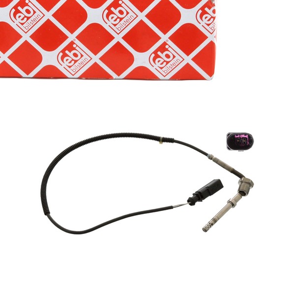 febi Abgastemperatursensor FüR Audi A6 C6 4F A8 D3 4E Q7 4LB 2.0/2.7/3.0/4.2 TDI-image