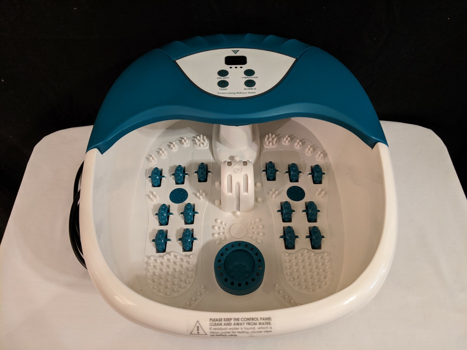 Zircon Pediprime Foot Spa Bath Massage, Heating, Vibration, Bubbles eBay