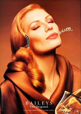 BAILEYS LIQUEUR AD #34 RARE 1995 OUT OF PRINT VINTAGE