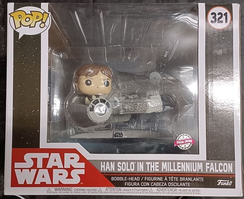 Funko POP #321 Han Solo in the Millennium Falcon Deluxe Star Wars - Damaged Box Funko POP #321 Han Solo in the Millennium Falcon Deluxe Star Wars - Damaged Box | Funko Pop | 2 Funko POP #321 Han Solo in the Millennium Falcon Deluxe Star Wars - Damaged Box | Funko Pop