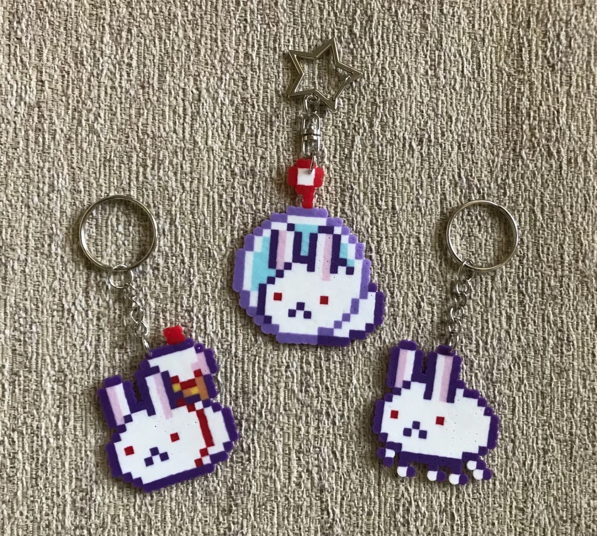 Omori REAL Characters From Fuse Beads Perler Videogames