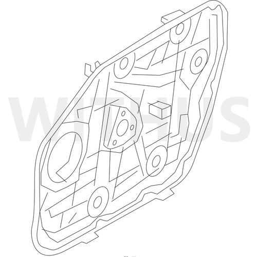 OEM 82471D3010 Power Window Regulator Front Left for Hyundai Tucson 2016~2020 - Picture 4 of 5