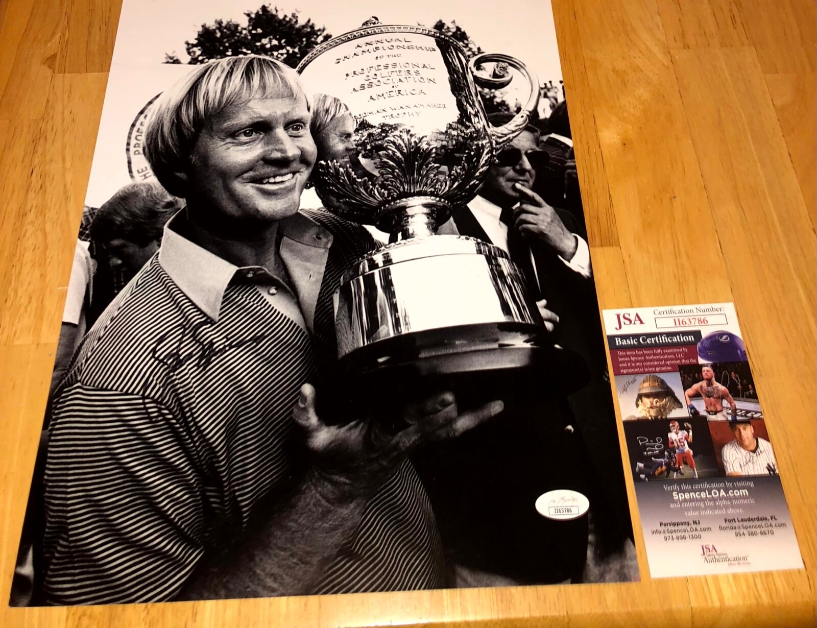 Jack Nicklaus Autographed Signed Golden Bear 11x14 Photo JSA A 
