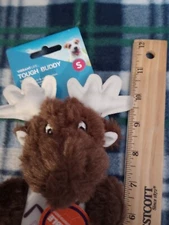 Vibrant Life Tough Buddy Dog Toy Chew Level 3 Moberate Durable Moose Character