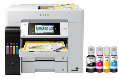 Epson EcoTank Pro ET-5880 Color Inkjet All-In-One Printer (with 4 DuraBrite Ink)