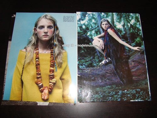 BRIDGET HALL Angela Lindvall 16-Page Fashion EDITORIAL VOGUE Italy November 1998 - Picture 3 of 8