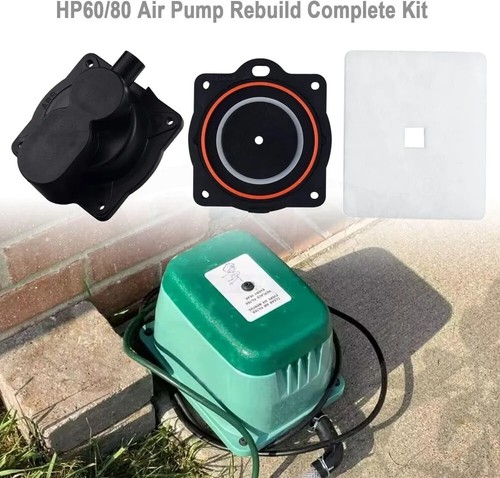 HP60/80 Air Pump Rebuild Complete Kit for Hiblow HP 80, HP 60 Aerators, HP-80-01 - Picture 3 of 6