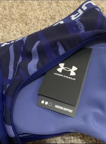 Under Armour Plus Size 3X MuIticolor Crossback Mid Printed Sports Bra New - Picture 7 of 9