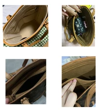 LV Large Bucket Bag GM Organizer/Shaper/Insert replace leather vachetta Strap
