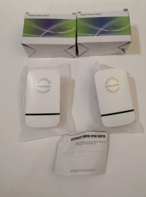 2 Pack Power Factor Saver - Energy Saving Device - Power Saver Power Pro Energy