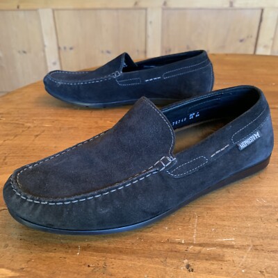 Mens Mephisto Black Suede Loafers Drivers Size 9.5 M Slip On  display picture 1