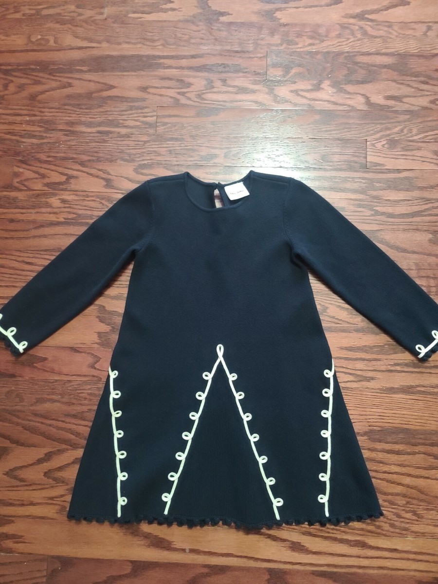 hanna andersson sweater dress NWT HOLIDAY DEAR DEER NAVY JUMPER 85 2T $68 twirlable skirt Like new wash after wash OEKO Heartfull Holidays On Red Holiday