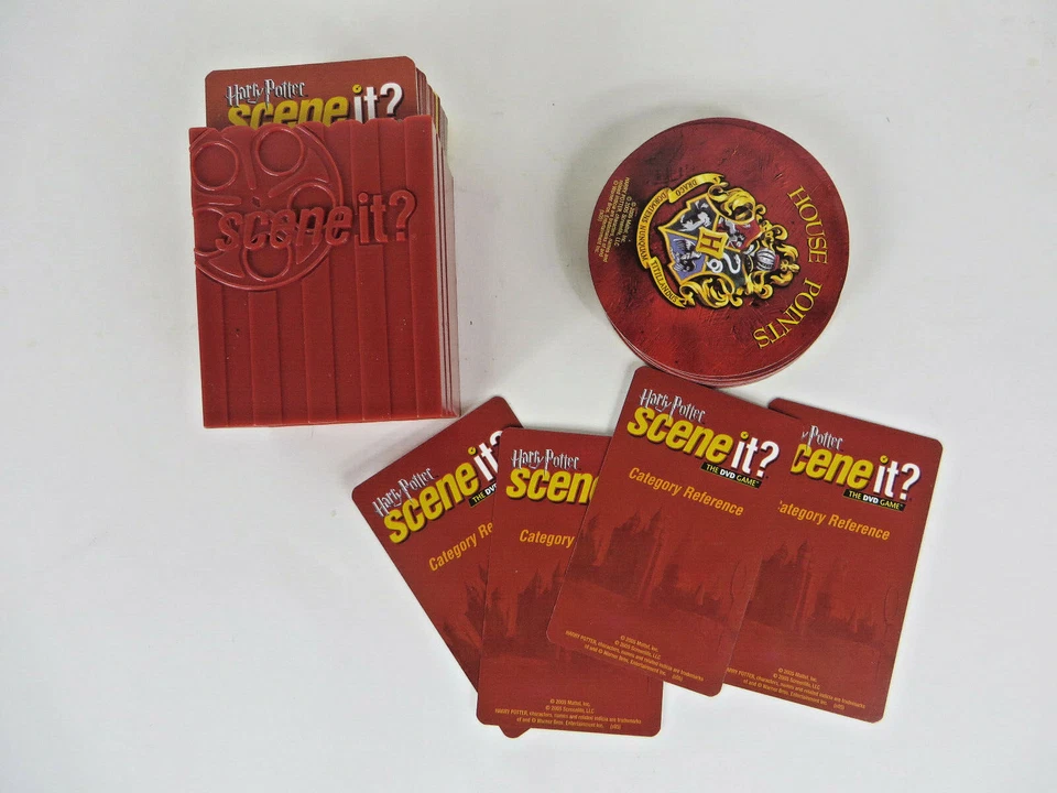 Scene It Harry Potter Replacement Cards House of Points Category Reference    - Image 2 of 2
