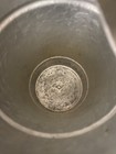 Vintage Gailstyn Pitcher Hammered Aluminum Ice Guard Farmhouse Chic Cottage  8" — photo 6