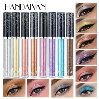 Handaiyan flüssiger Glitzer Lidschatten Diamant schimmernder Lidschatten Schönheit Make-up