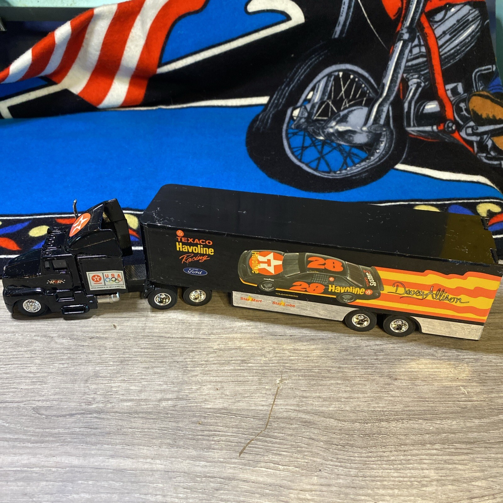 Racing Champions Semi Trucks Tractor Trailer 1991 Davey Allison Richard Petty-image