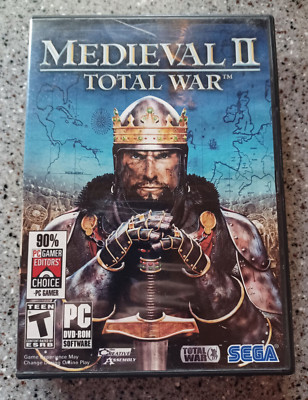 Medieval II 2: Total War (Windows PC Computer Game, Sega) w/ Case and ...