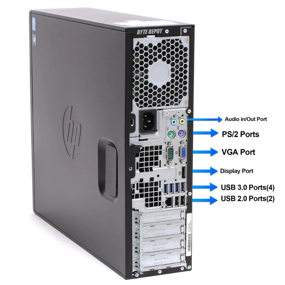HP Gaming PC Desktop Computer i7,32GB RAM, Up to 14TB SSD/HDD,NVIDIA,WiFi,DVD-RW - Image 2 of 4