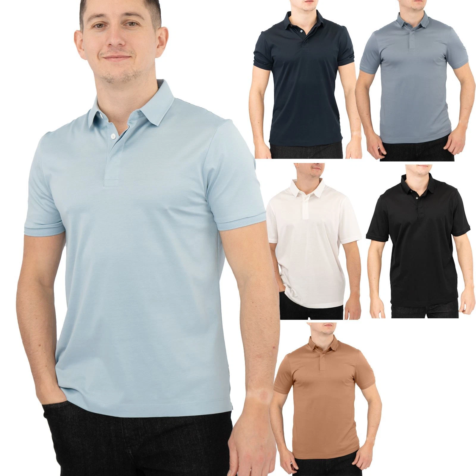 Mens Autograph M&S Polo Shirt Supima Cotton Short Sleeve Buttons Smart Casual
Opens in a new window 
