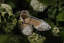 wedding shoes Flats for bride size 12 womens