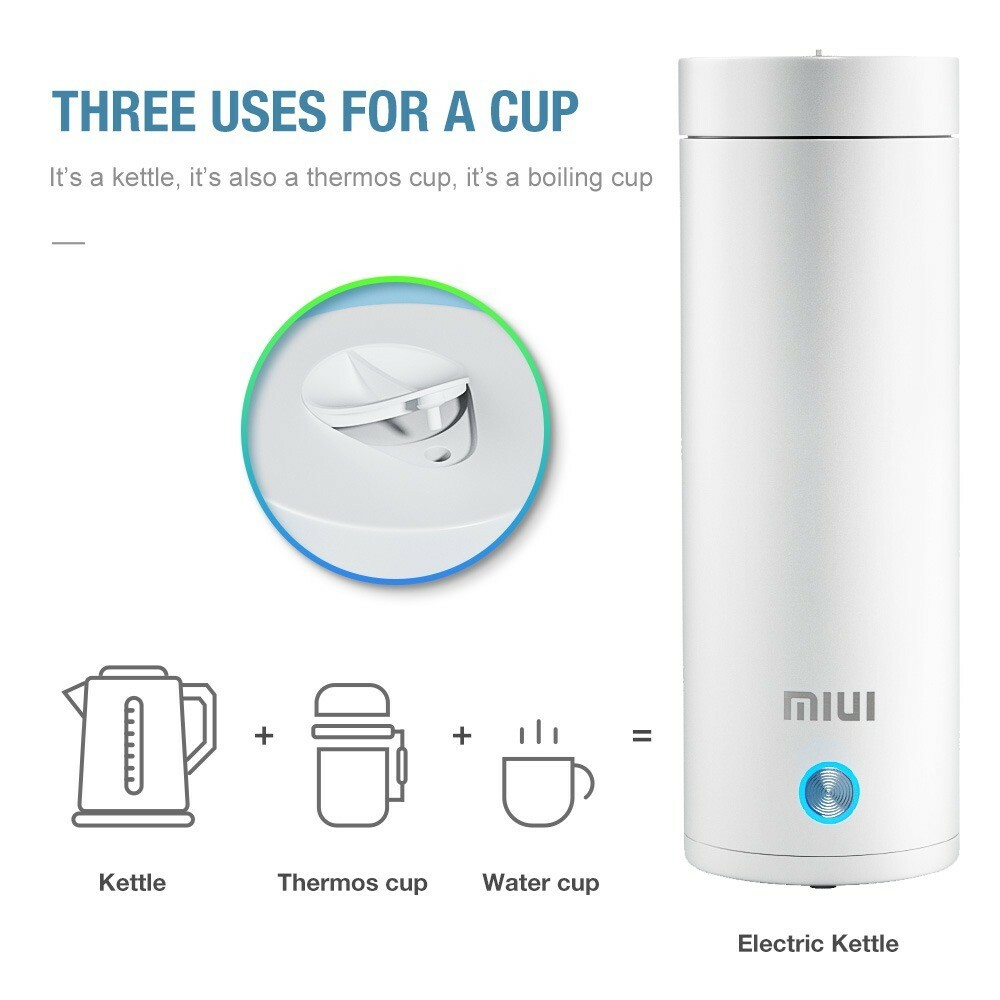Bouilloire portable pour café et thé en déplacement professionnel ou vacances
