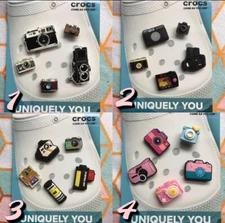 Crocs Handmade jibbitz 5pc camera photography hobby polaroid shoe charms set 19