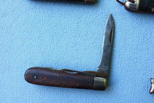 Knife Knives LOT Mixed Estate Find ASIS Mix USA Advertising Unusual Old bag3 WF - Picture 3 of 9
