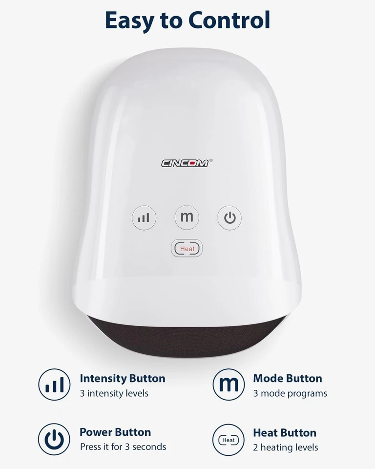 Cordless Hand Massager with Heat and Compression for Arthritis and Carpal Tunnel - Image 2 of 4